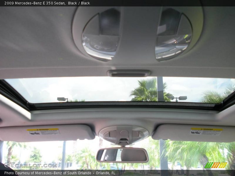 Black / Black 2009 Mercedes-Benz E 350 Sedan