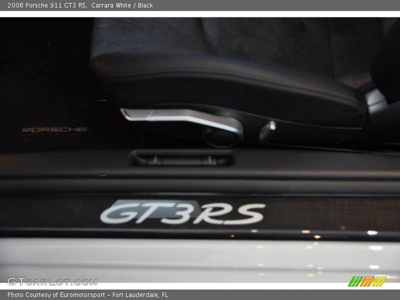 Carrara White / Black 2008 Porsche 911 GT3 RS