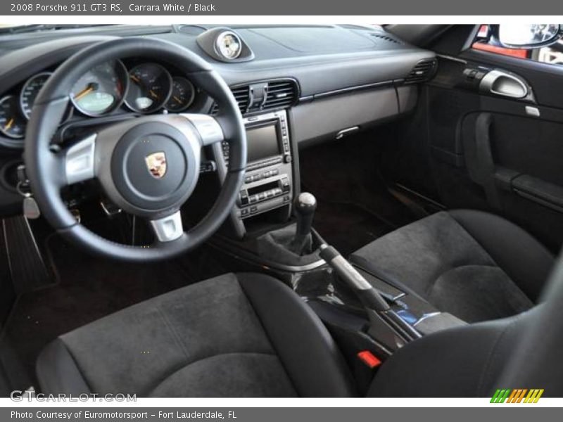 Carrara White / Black 2008 Porsche 911 GT3 RS