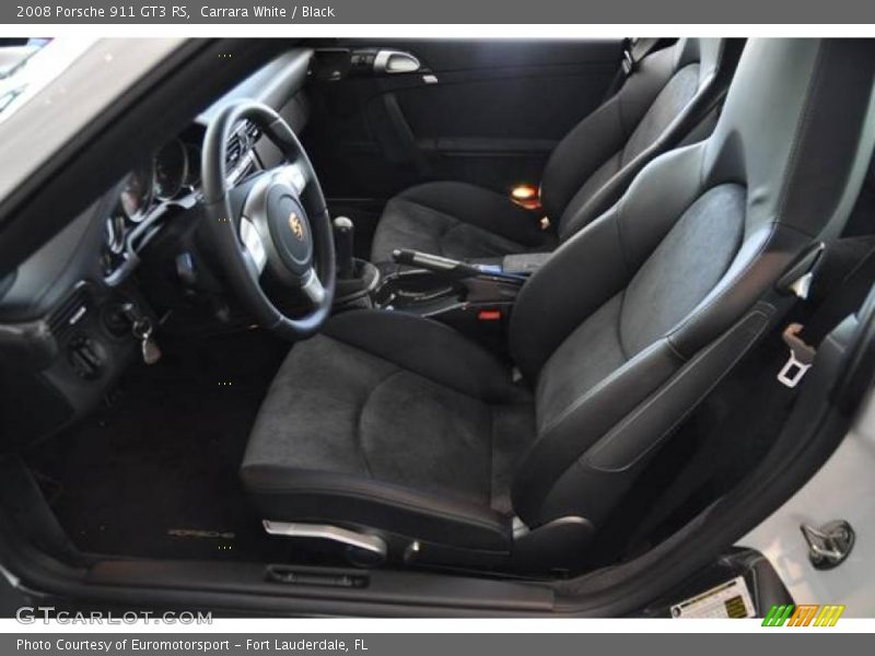 Carrara White / Black 2008 Porsche 911 GT3 RS