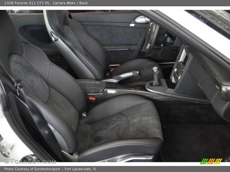 Carrara White / Black 2008 Porsche 911 GT3 RS