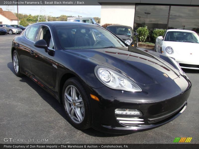 Basalt Black Metallic / Black 2010 Porsche Panamera S