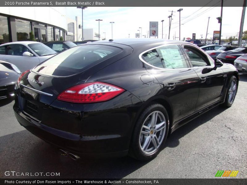 Basalt Black Metallic / Black 2010 Porsche Panamera S