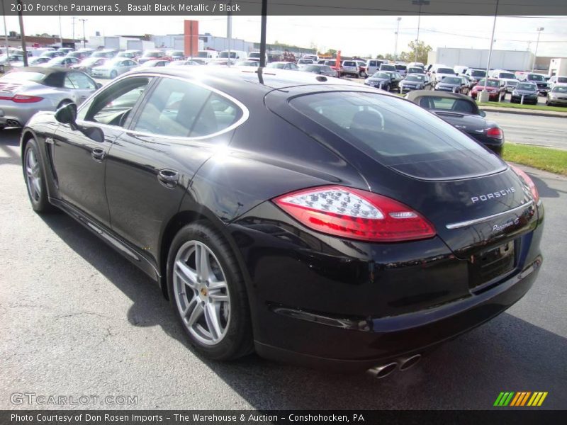 Basalt Black Metallic / Black 2010 Porsche Panamera S