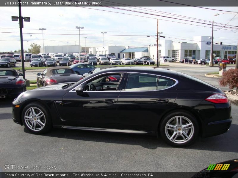 Basalt Black Metallic / Black 2010 Porsche Panamera S