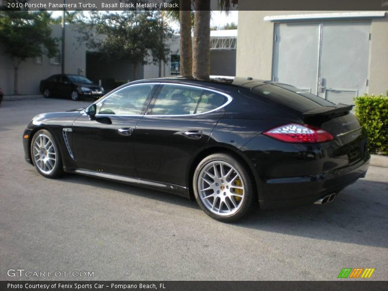 Basalt Black Metallic / Black 2010 Porsche Panamera Turbo