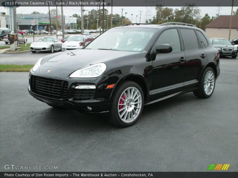 Black / Black/Black Alcantara 2010 Porsche Cayenne GTS