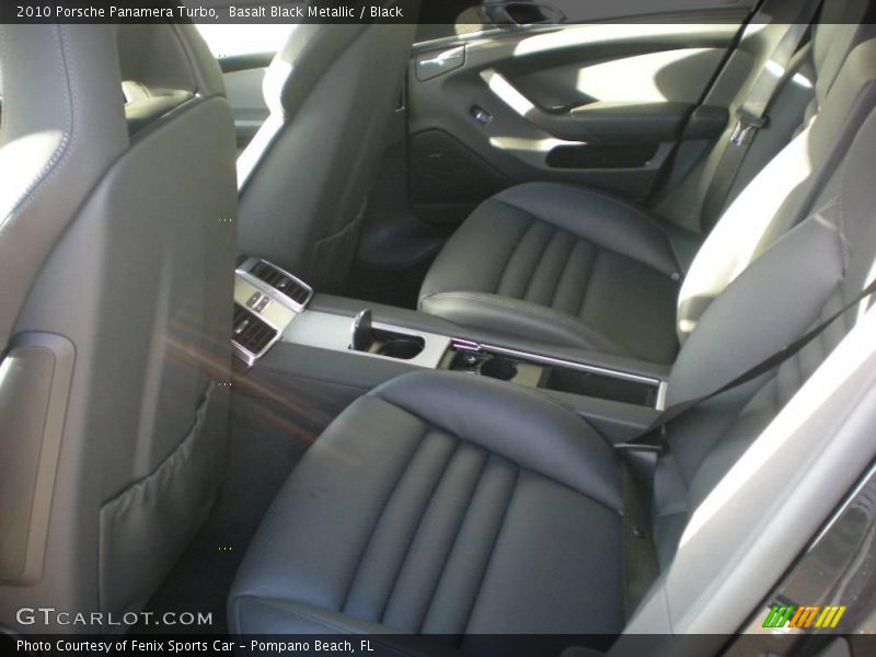 Basalt Black Metallic / Black 2010 Porsche Panamera Turbo