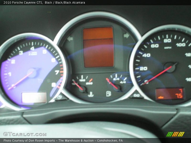 Black / Black/Black Alcantara 2010 Porsche Cayenne GTS