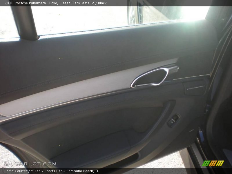 Basalt Black Metallic / Black 2010 Porsche Panamera Turbo