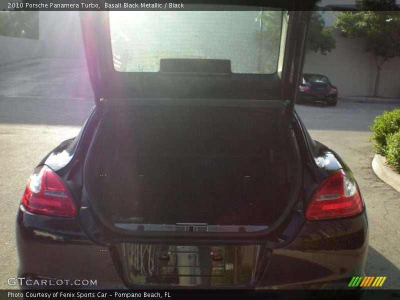 Basalt Black Metallic / Black 2010 Porsche Panamera Turbo