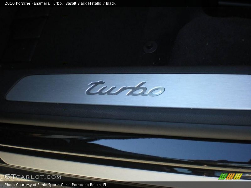 Basalt Black Metallic / Black 2010 Porsche Panamera Turbo