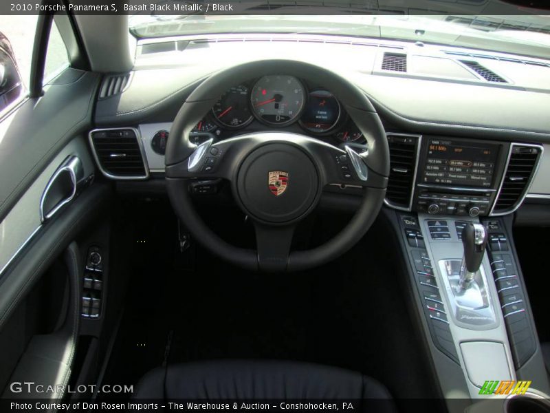 Basalt Black Metallic / Black 2010 Porsche Panamera S