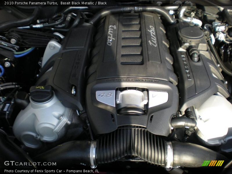 Basalt Black Metallic / Black 2010 Porsche Panamera Turbo
