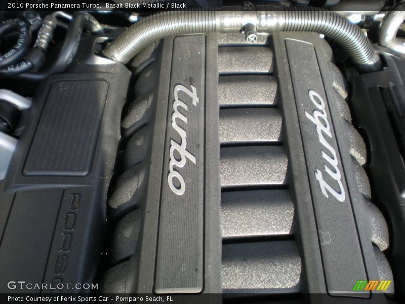 Basalt Black Metallic / Black 2010 Porsche Panamera Turbo