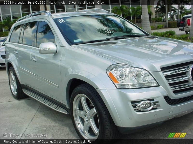 Iridium Silver Metallic / Ash Grey 2008 Mercedes-Benz GL 550 4Matic