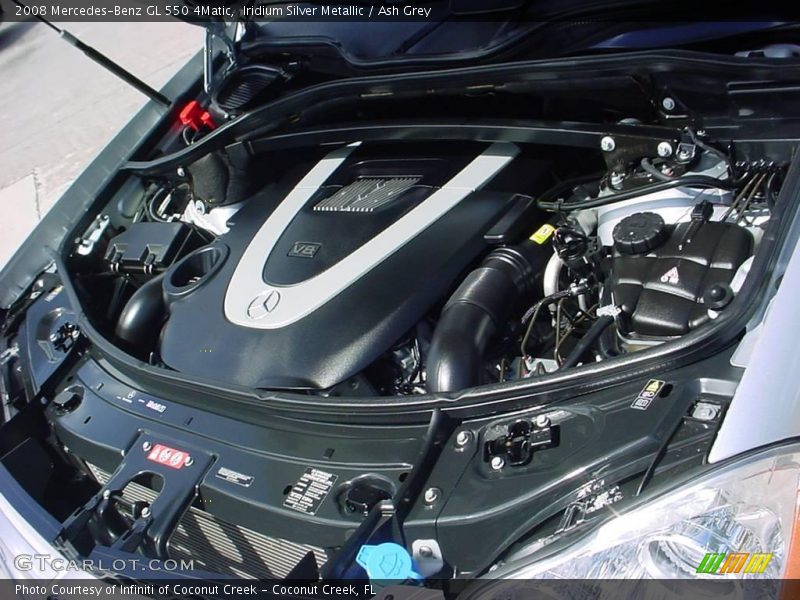 Iridium Silver Metallic / Ash Grey 2008 Mercedes-Benz GL 550 4Matic