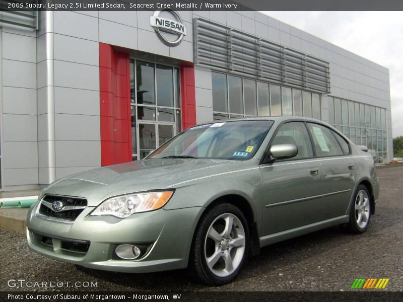 Seacrest Green Metallic / Warm Ivory 2009 Subaru Legacy 2.5i Limited Sedan