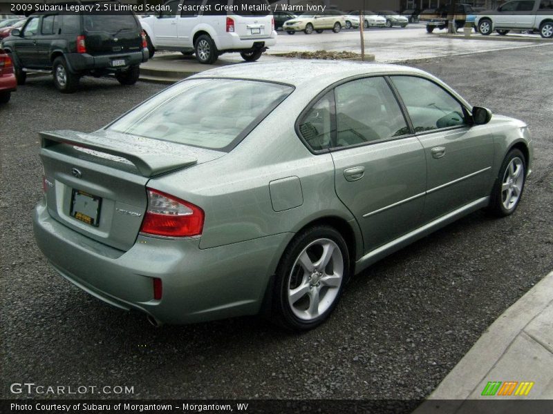 Seacrest Green Metallic / Warm Ivory 2009 Subaru Legacy 2.5i Limited Sedan