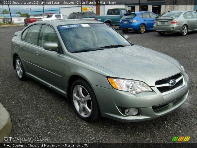 Seacrest Green Metallic / Warm Ivory 2009 Subaru Legacy 2.5i Limited Sedan