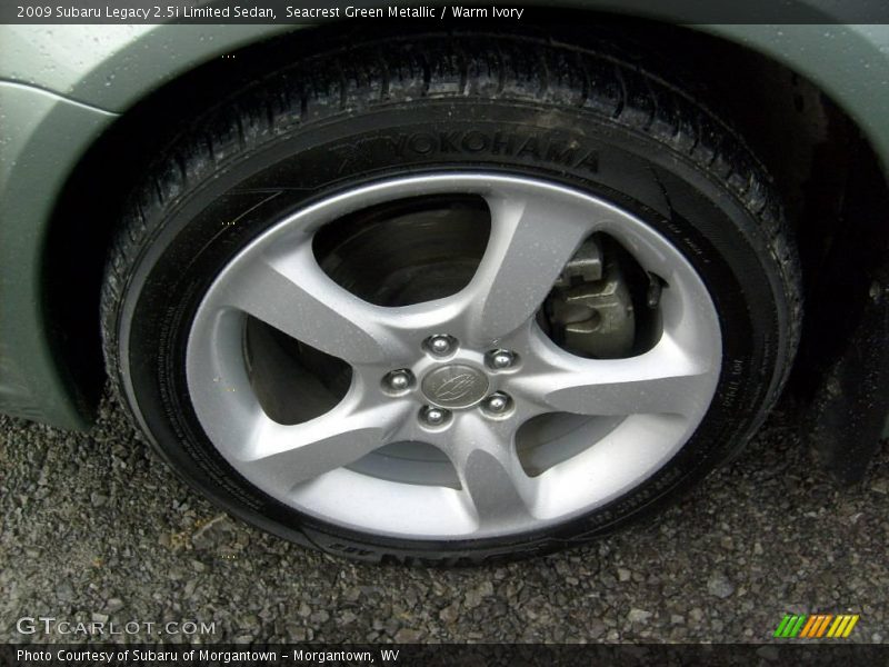 Seacrest Green Metallic / Warm Ivory 2009 Subaru Legacy 2.5i Limited Sedan