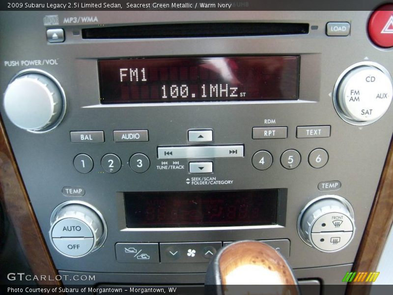 Seacrest Green Metallic / Warm Ivory 2009 Subaru Legacy 2.5i Limited Sedan