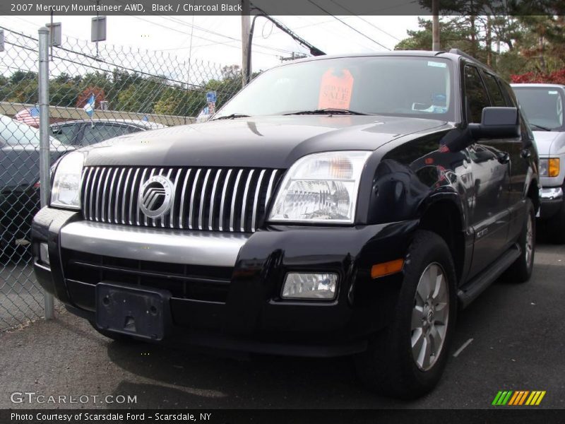 Black / Charcoal Black 2007 Mercury Mountaineer AWD