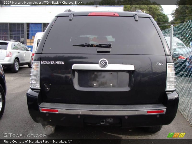 Black / Charcoal Black 2007 Mercury Mountaineer AWD