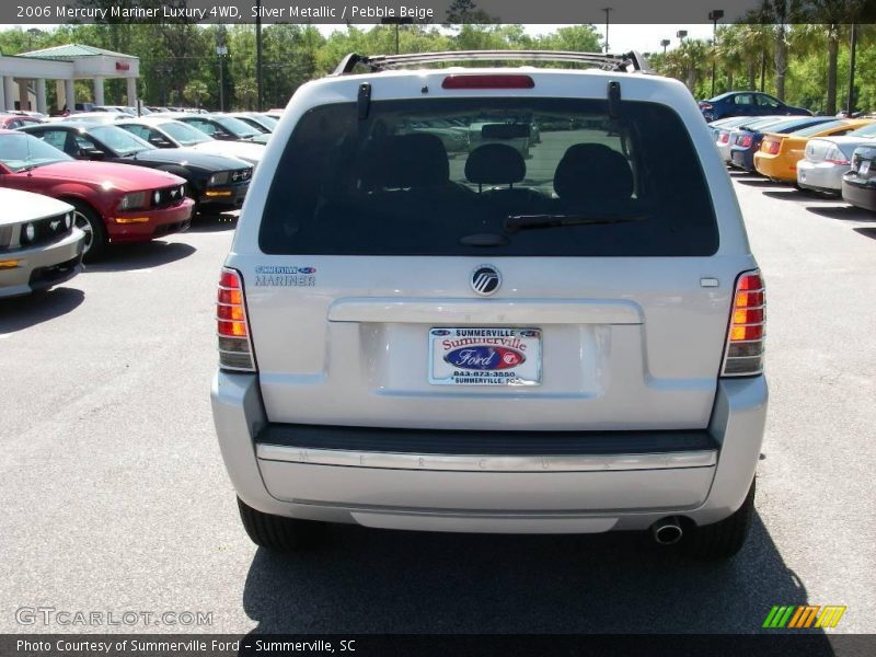 Silver Metallic / Pebble Beige 2006 Mercury Mariner Luxury 4WD