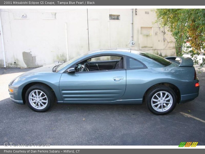 Tampa Blue Pearl / Black 2001 Mitsubishi Eclipse GS Coupe