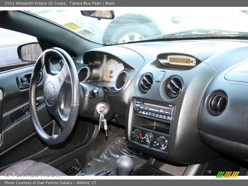 Tampa Blue Pearl / Black 2001 Mitsubishi Eclipse GS Coupe