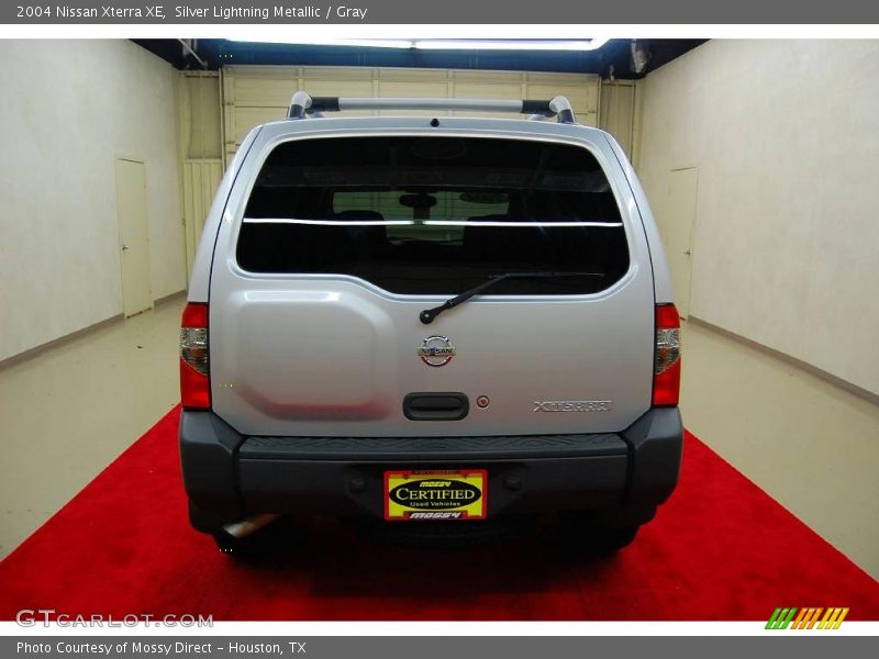 Silver Lightning Metallic / Gray 2004 Nissan Xterra XE