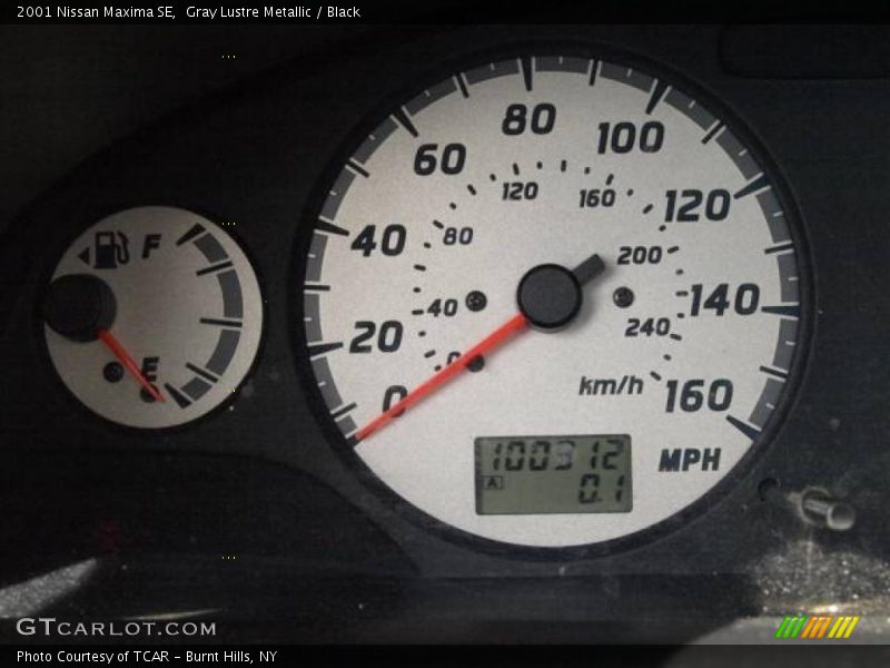 Gray Lustre Metallic / Black 2001 Nissan Maxima SE