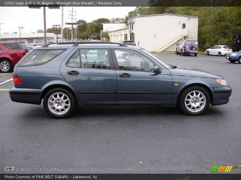 Midnight Blue Metallic / Medium Grey 2000 Saab 9-5 2.3t Wagon