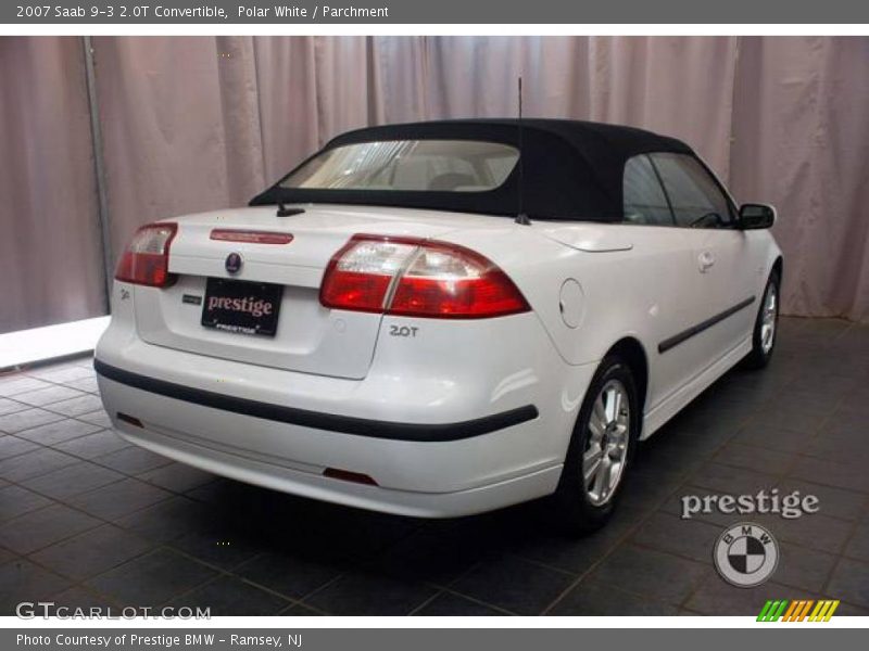 Polar White / Parchment 2007 Saab 9-3 2.0T Convertible