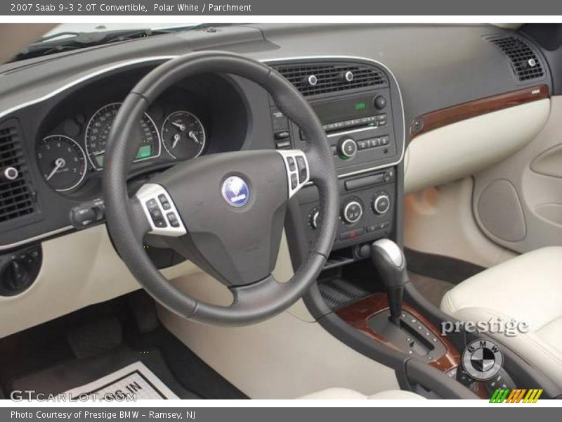 Polar White / Parchment 2007 Saab 9-3 2.0T Convertible