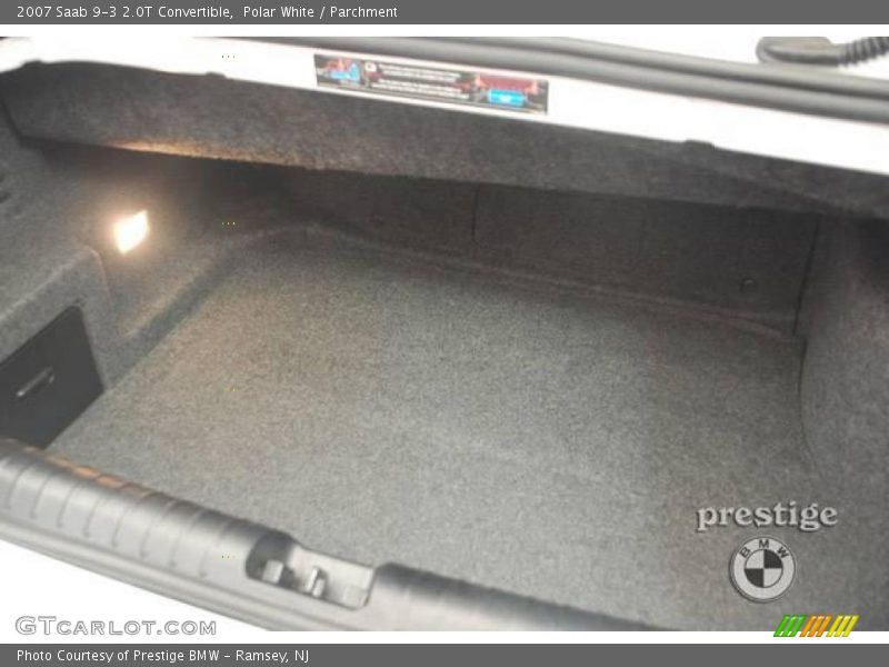 Polar White / Parchment 2007 Saab 9-3 2.0T Convertible