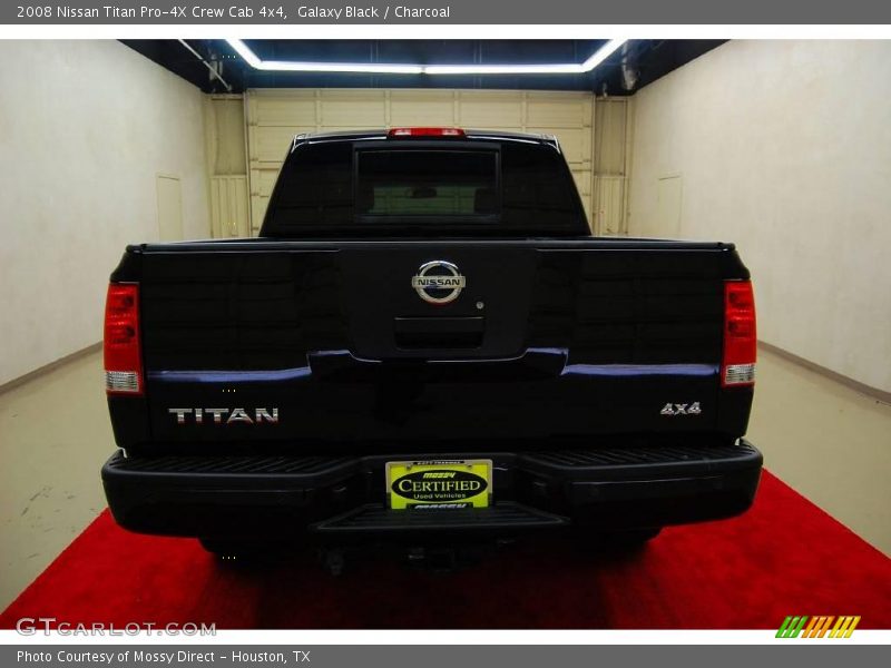 Galaxy Black / Charcoal 2008 Nissan Titan Pro-4X Crew Cab 4x4