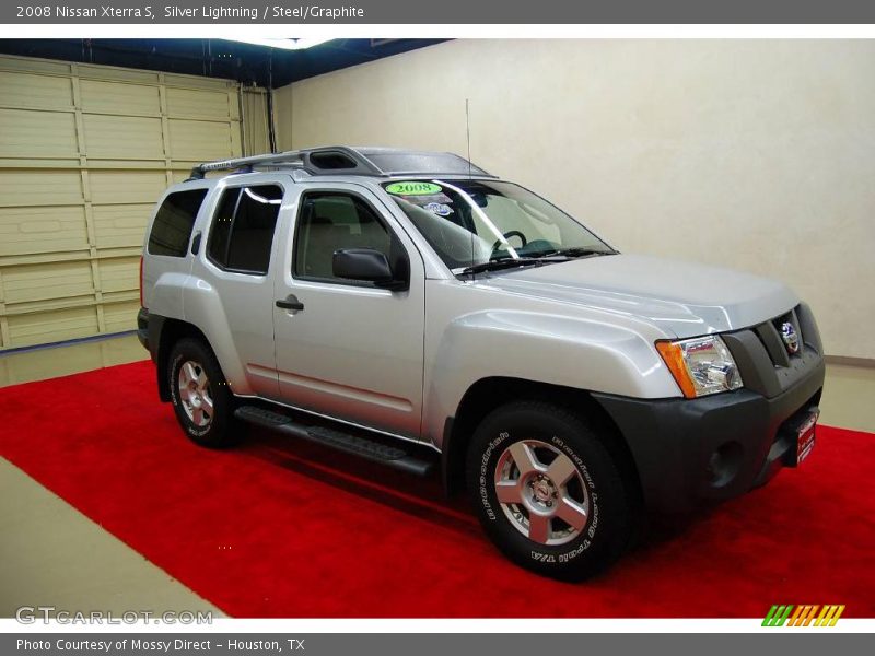 Silver Lightning / Steel/Graphite 2008 Nissan Xterra S