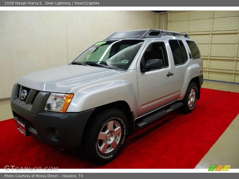 Silver Lightning / Steel/Graphite 2008 Nissan Xterra S