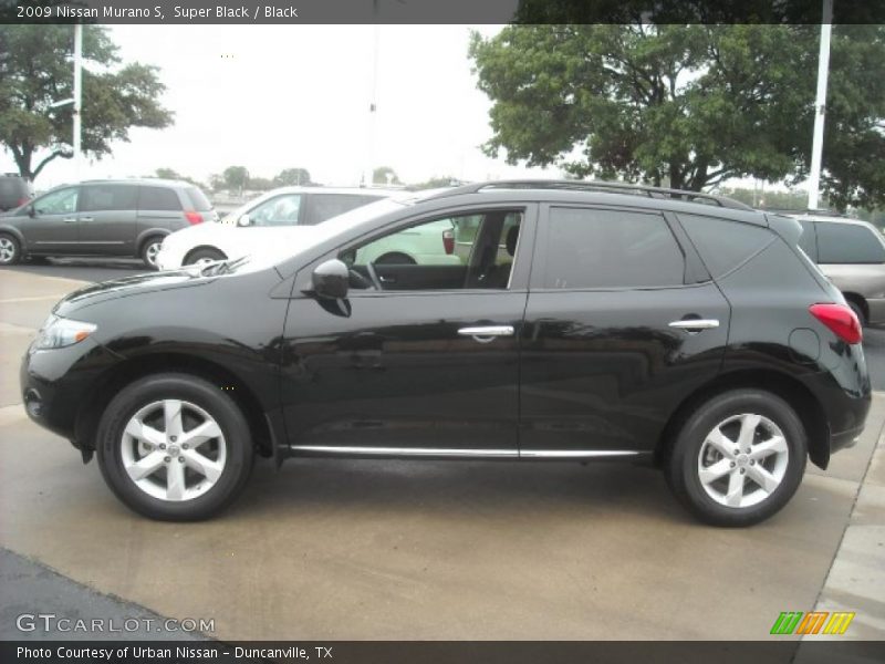 Super Black / Black 2009 Nissan Murano S