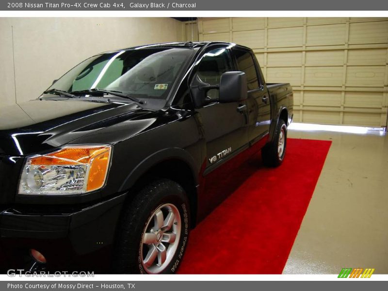 Galaxy Black / Charcoal 2008 Nissan Titan Pro-4X Crew Cab 4x4