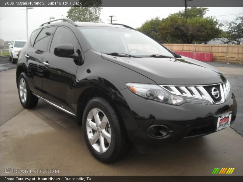 Super Black / Black 2009 Nissan Murano S