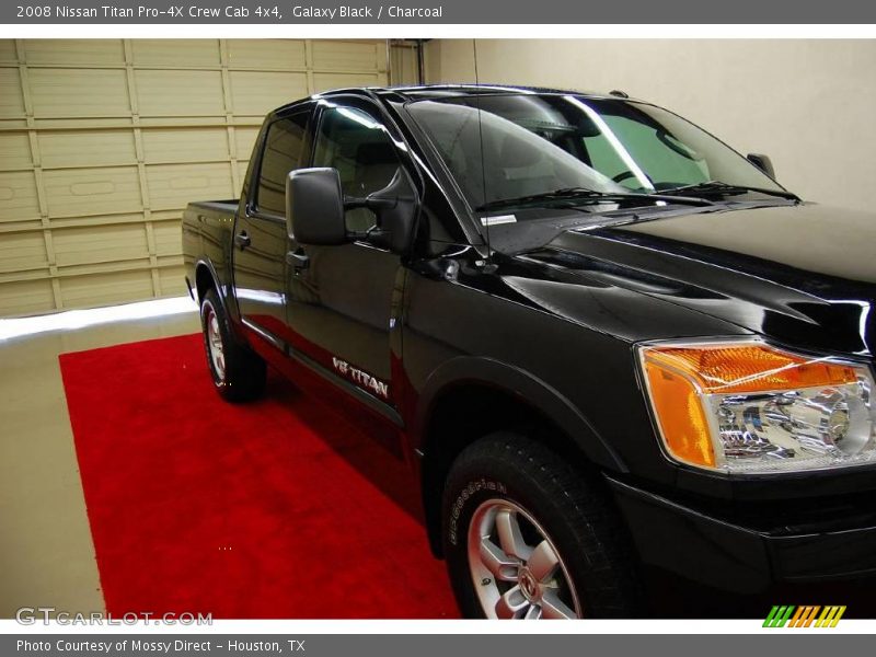 Galaxy Black / Charcoal 2008 Nissan Titan Pro-4X Crew Cab 4x4