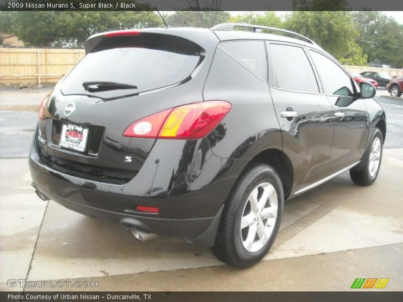 Super Black / Black 2009 Nissan Murano S