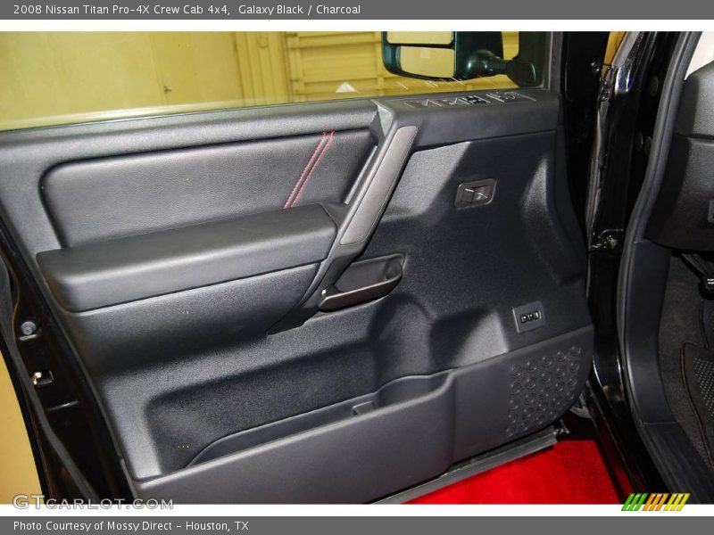 Galaxy Black / Charcoal 2008 Nissan Titan Pro-4X Crew Cab 4x4