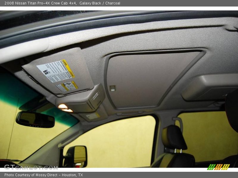 Galaxy Black / Charcoal 2008 Nissan Titan Pro-4X Crew Cab 4x4