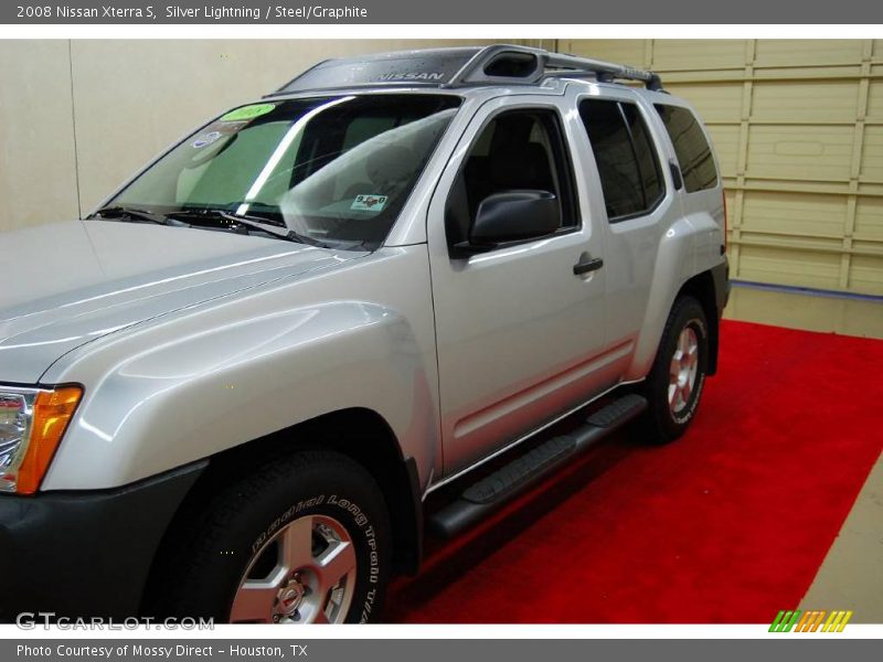 Silver Lightning / Steel/Graphite 2008 Nissan Xterra S