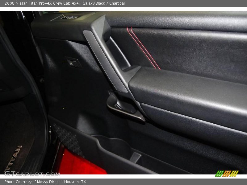 Galaxy Black / Charcoal 2008 Nissan Titan Pro-4X Crew Cab 4x4