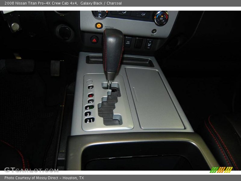 Galaxy Black / Charcoal 2008 Nissan Titan Pro-4X Crew Cab 4x4
